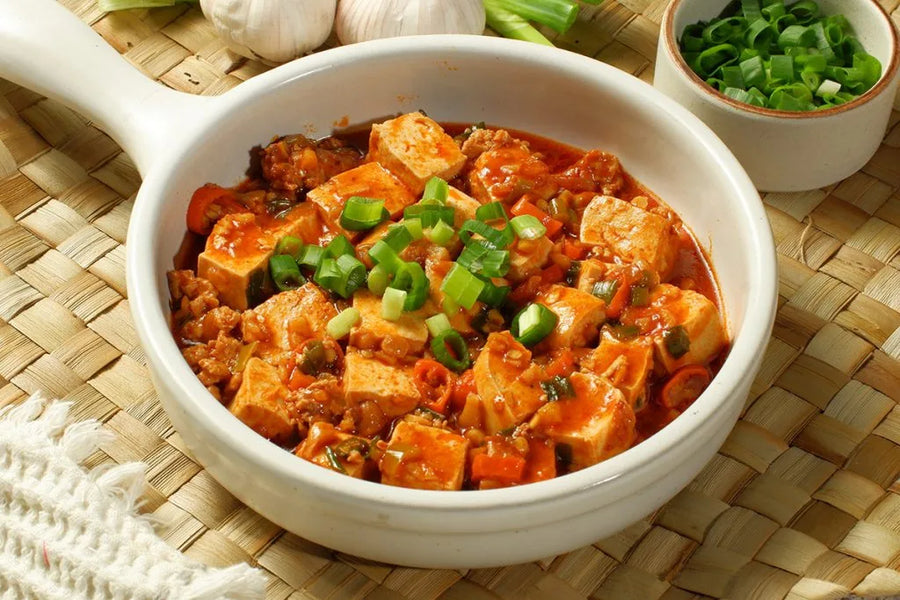 Dampet tofu på kantonesisk vis